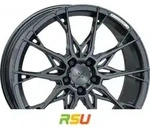Axxion X1 smoke brushed aluminiumsilber 8.5x19 ET45 - LK5/112 ML72.6 Alufelge silber