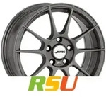 Autec Typ W - Wizard gunmetal 7x16 ET25 - LK4/108 ML65.1 Alufelge grau