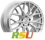 2DRV WH37 race silber lackiert 8x18 ET40 - LK5/112 ML66.6 Alufelge silber