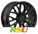 2DRV WH37 schwarz glanz lackiert 8x18 ET40 - LK5/112 ML66.6 Alufelge schwarz