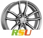 Rial X12X metal-grey 9x20 ET35 - LK5/112 ML66.5 Alufelge grau