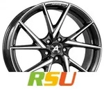 Alutec ADX.01 diamant-schwarz frontpoliert 7.5x18 ET45 - LK5/112 ML57.1 Alufelge