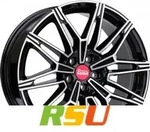 MAM B3N black front polish 8.5x19 ET45 - LK5/112 ML66.65 Alufelge schwarz