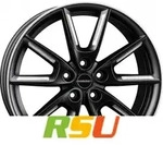 Borbet LX19 black matt silver spoke rim 8x19 ET44 - LK5/112 ML66.5 Alufelge schwarz