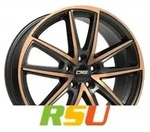 CMS C30 diamond black copper 8x18 ET45 - LK5/114.3 ML66.1 Alufelge kupfer