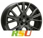 2DRV WH34 dark gunmetal lackiert 9x20 ET30 - LK5/112 ML66.6 Alufelge grau
