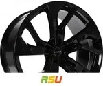 GMP Rebel black glossy 11.5x22 ET66 - LK5/130 ML71.6 Alufelge schwarz