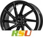 Brock B37 schwarz lackiert 8x18 ET45 - LK5/112 ML66.6 Alufelge schwarz