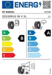 GT-Radial FE2 XL 205/60 R16 96V Sommerreifen
