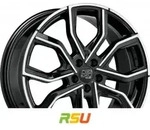 MSW MSW 41 gloss black full polished 8x19 ET45 - LK5/114.3 ML73.1 Alufelge schwarz