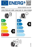 Leao Nova-Force Van 195/70 R15C104R Sommerreifen
