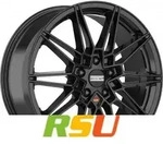Fondmetal Thoe glossy black 8x19 ET26 - LK5/112 ML66.5 Alufelge schwarz