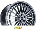 GMP Qstar anthracite diamond 7.5x18 ET45 - LK5/112 ML66.6 Alufelge grau