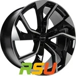 GMP Rebel black diamond 10x21 ET19 - LK5/112 ML66.5 Alufelge schwarz