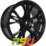 GMP Gunner glossy black 10.5x21 ET25 - LK5/112 ML66.5 Alufelge schwarz