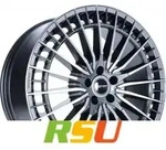 GMP Qstar anthracite diamond 8x20 ET35 - LK5/112 ML66.6 Alufelge grau