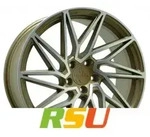 Keskin KT20 Future bronze front polish 8.5x19 ET45 - LK5/112 ML72.6 Alufelge bronze