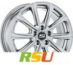 MSW MSW 79 full silver 6.5x16 ET47 - LK5/100 ML57.06 Alufelge silber