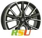 2DRV WH34 dark gunmetal hochglanzpoliert 8.5x20 ET21 - LK5/112 ML66.6 Alufelge...