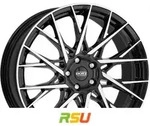 Dotz Fuji black/polished 7.5x18 ET35 - LK4/100 ML60.1 Alufelge schwarz