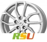 RC-Design RC34 kristallsilber 7.5x18 ET51 - LK5/100 ML57.1 Alufelge silber