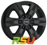 Mak Stone 6 gloss black 8.5x20 ET20 - LK6/139.7 ML106.1 Alufelge schwarz