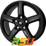 RC-Design RC24 schwarz-matt lackiert 6x15 ET40 - LK5/114.3 ML66.1 Alufelge schwarz