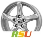 RC-Design RC30T kristallsilber lackiert 7x17 ET46 - LK5/108 ML65.1 Alufelge silber
