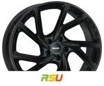 Mak Kassel gloss black 7x17 ET38 - LK5/100 ML57.1 Alufelge schwarz