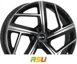 Mak Qvattro black mirror 8.5x19 ET20 - LK5/112 ML66.45 Alufelge schwarz