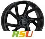 Mak Kassel gloss black 7.5x18 ET48 - LK5/114.3 ML76 Alufelge schwarz