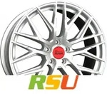 MAM RS4 matt silver painted 7.5x17 ET45 - LK5/108 ML72.6 Alufelge silber