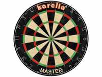 Karella Wettkampf-Dartboard Master+ 2 Set Steeldart ST1