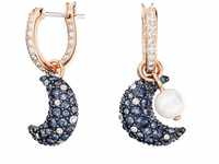 Swarovski Ohrringe - Luna drop earrings, Asymmetrical design, Moon, - Gr....