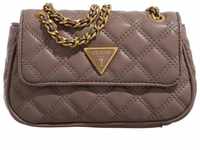 Guess Crossbody Bags - Giully Mini Cnvrtble Xbdy Flap - Gr. unisize - in Taupe...