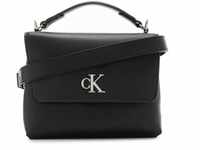 Calvin Klein Crossbody Bags - Calvin Klein Minimal Monogram Schwarze Handtasche - Gr.