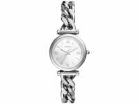 Fossil Uhr - Carlie Three-Hand Stainless Steel Watch - Gr. unisize - in Silber - für
