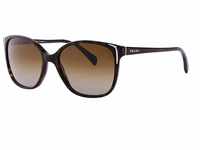 Prada Sonnenbrille - PR 0PR 01OS 55 - Gr. unisize - in Dunkelbraun - für Damen
