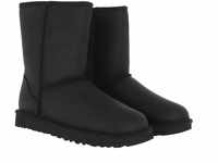 UGG Boots & Stiefeletten - W Classic Short Leather - Gr. 36 (EU) - in Schwarz -...