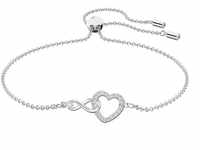 Swarovski Armband - Infinity Infinity and heart Rhodium plated - Gr. M - in...