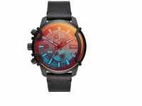 Diesel Uhren - Griffed Chronograph Leather Watch - Gr. unisize - in Schwarz - für