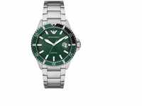 Emporio Armani Uhren - Three-Hand Stainless Steel Watch - Gr. unisize - in Silber -