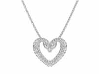 Swarovski Halskette - Una Necklace Heart Medium Rhodium plated - Gr. unisize -...