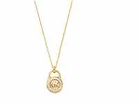 Michael Kors Halskette - 14K Lock Pendant Necklace - Gr. unisize - in Gold -...