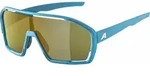 Alpina Bonfire Q-Lite Sportbrille smoke-blue matt/mirror gold one size