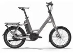 QiO Compact AP-8 R&uuml;cktrittnabe 545 Wh E-Kompaktrad 20" lead metal 48 cm