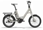 QiO Compact P5 R&uuml;cktrittnabe 545 Wh E-Kompaktrad 20" lunar white matt 48 cm