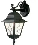 Elstead Lighting Norfolk Au&szlig;enwandleuchte Down Schwarz IP44 E27