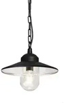Elstead Lighting Klampenborg Kettenlaterne 1-flammig E27 in Schwarz Edelstahl mit