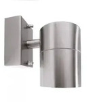 Deko-Light Wandaufbauleuchte Zilly Down GU10 IP44 Edelstahl 731005